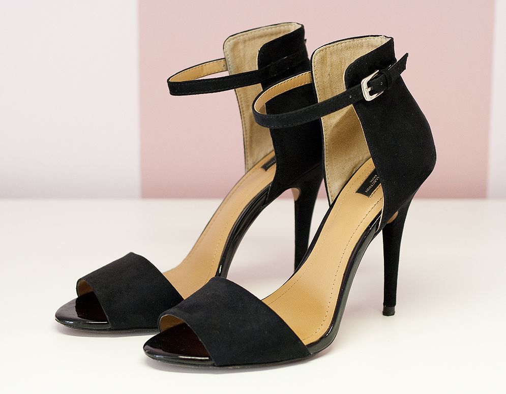 Zara Black High Heels Absätze Schuhe