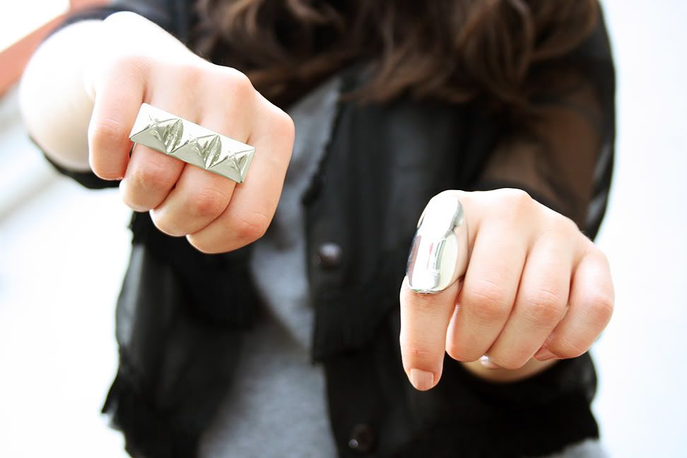 Blogger Outfit Vintage Biker Boots Silver Ring