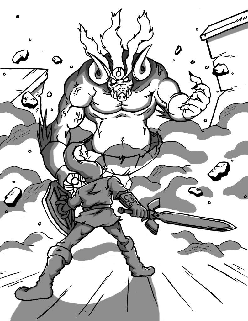 ganondorf coloring pages - photo #48