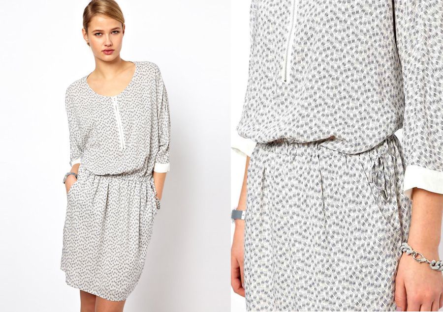 selectedfemmedresszipperkjoleammevenligtoslashjlynlaringsblue