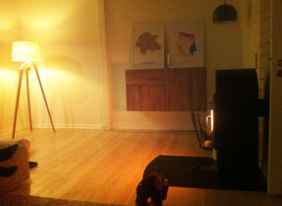 Stue min miss jeanett bolig hay bilka fireplace ikea kortkartellet ...