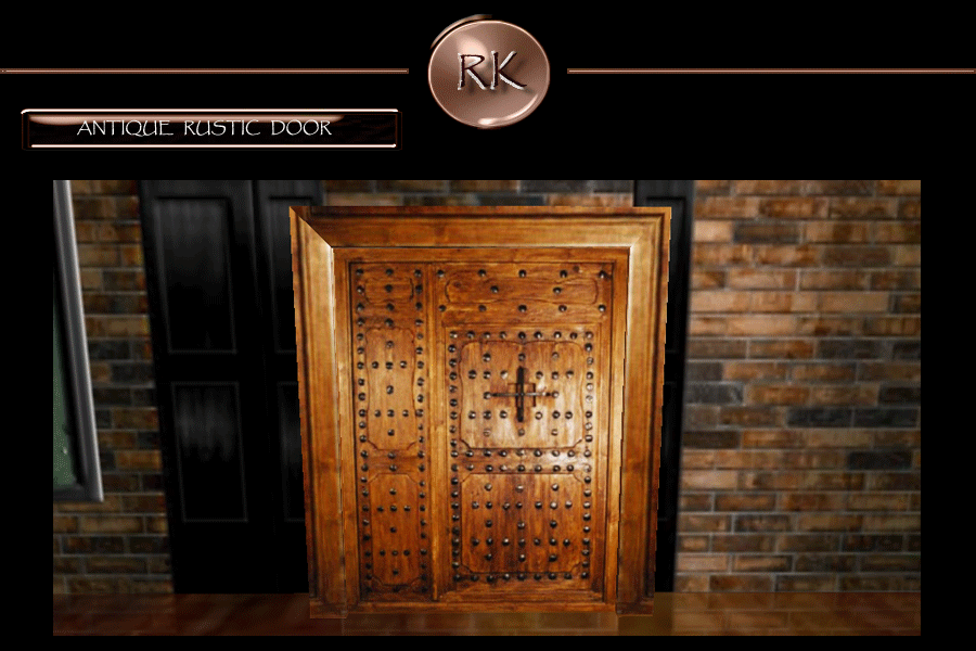 door antique rustic