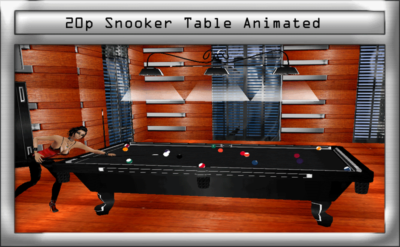 20P Snooker Table Animated