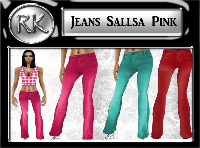 jeans pink