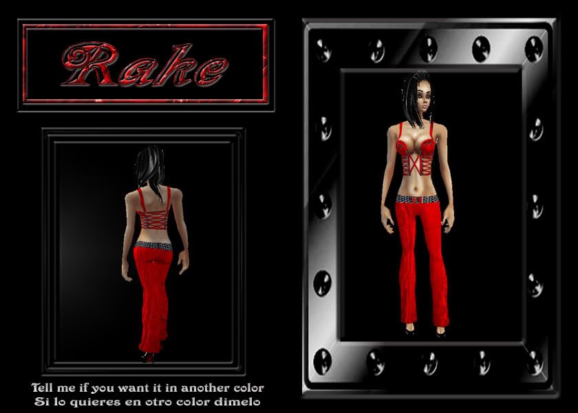outfit red bra twisted