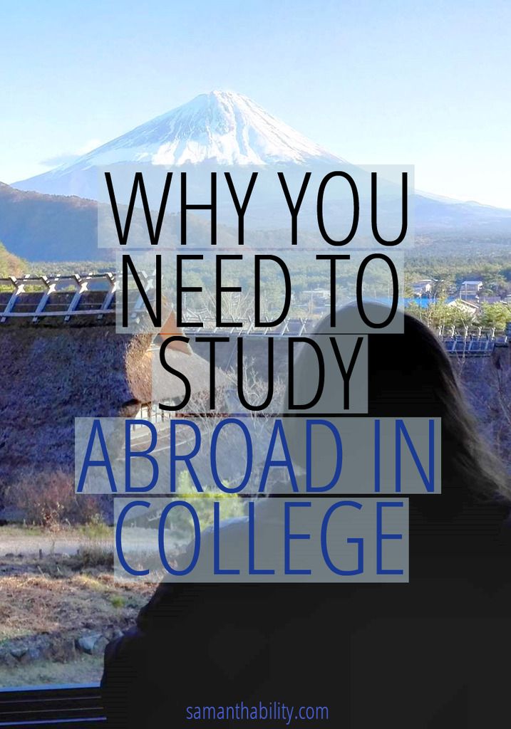 Why you need to study abroad in college