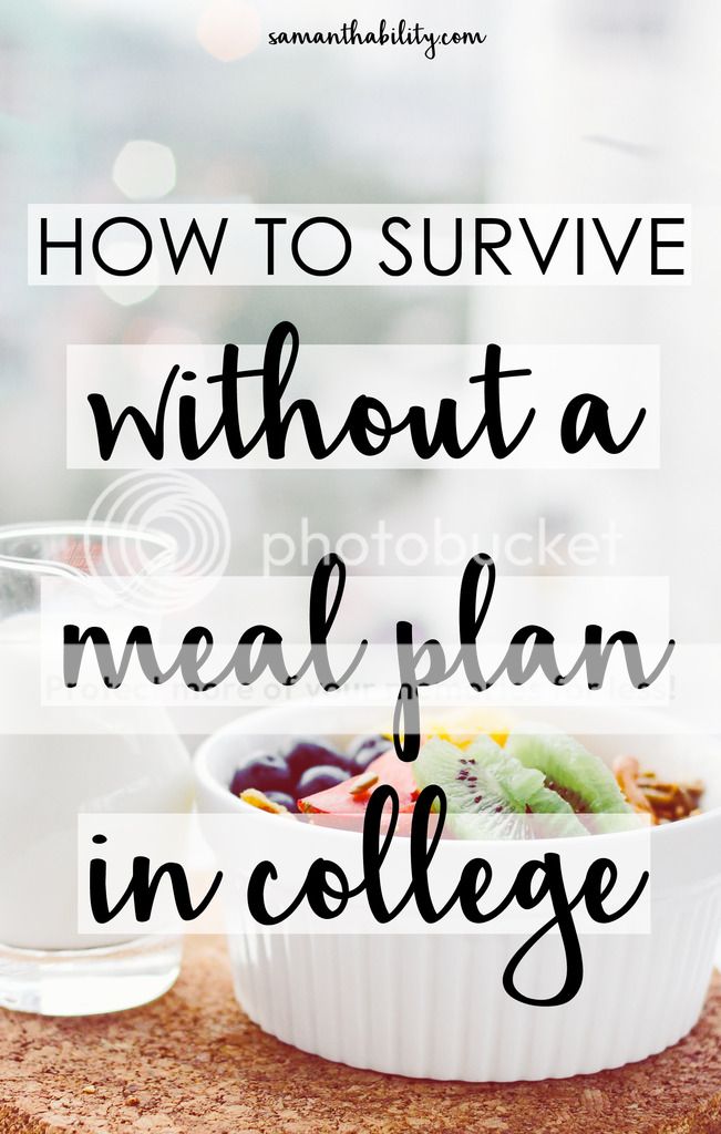 How to survive without a meal plan in college