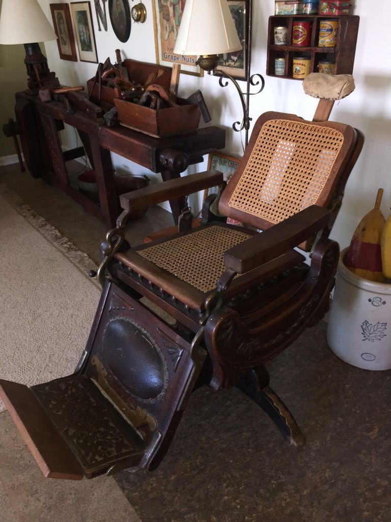 Front of Koken chair