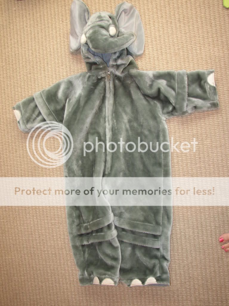Baby Toddler Elephant Suit Costume Halloween 2 2T 3 3T