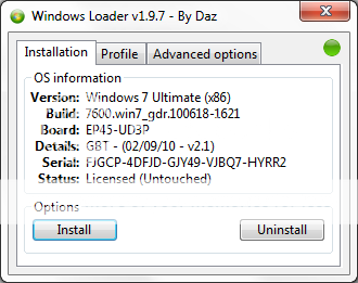 windows loader v2.0.9